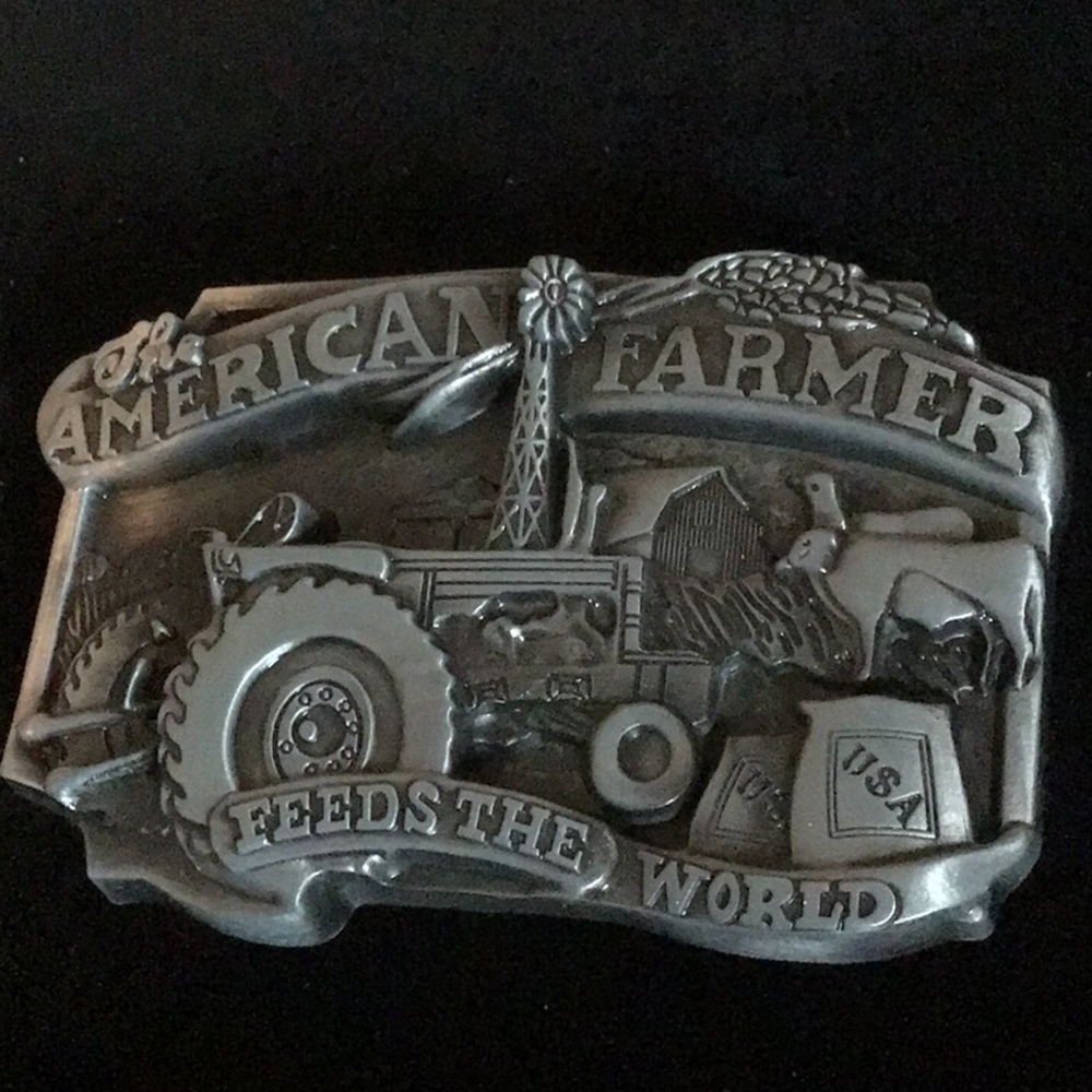 The American Farmer Belt Buckle New